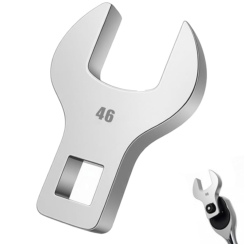 Chave Crowfoot de Boca Aberta 46 mm com Encaixe de 12,7 mm (1/2 pol.) TIBOO DAY