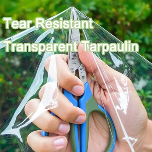 Lona impermeable transparente para invernaderos y protección exterior contra desgarros 4