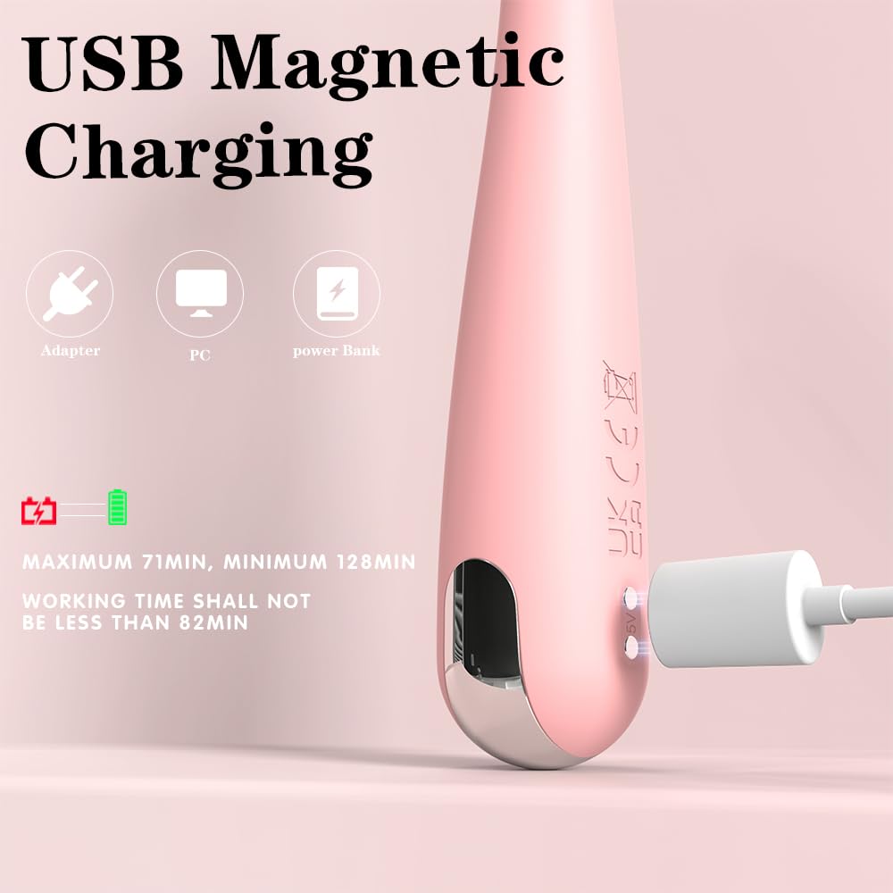 Neu Elektro Shock Massagestab Hochfrequenz G-Punkt Vibratoren Klitoris Vibrator SM Elektrostimulation Foltergerät Klitorisstimulation für Sie mit 10 Vibrationsmodi＆Elektroschock Sexspielzeug für Frau