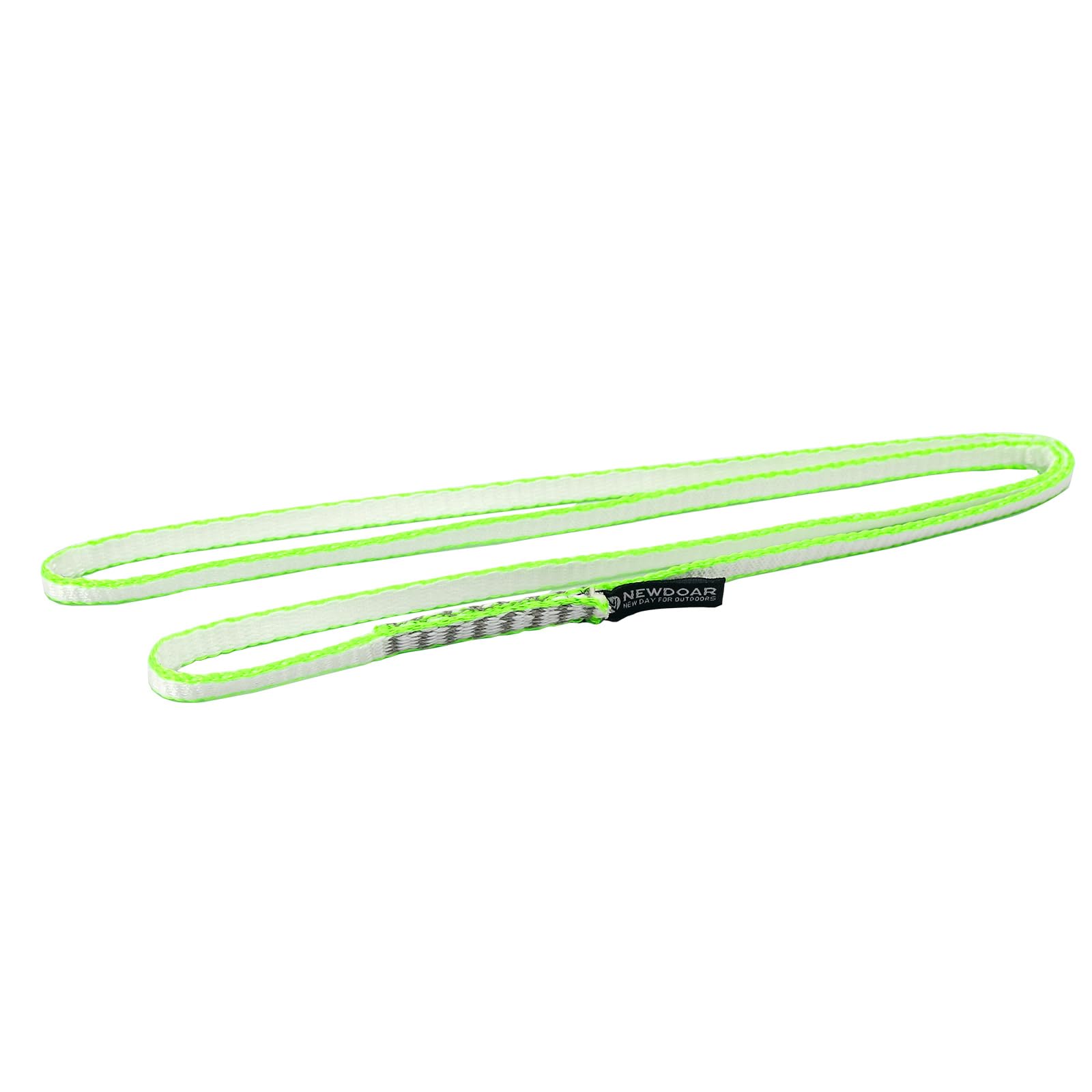 NewDoar Climbing Sling 8 mm Dyneema Sling Runners 22 kN 4950lb Climbing Utility Cord Rock Climbing,Creating Anchors System,Rappelling Gear,Perfect for Tree Work-Green/30cm/1pcs