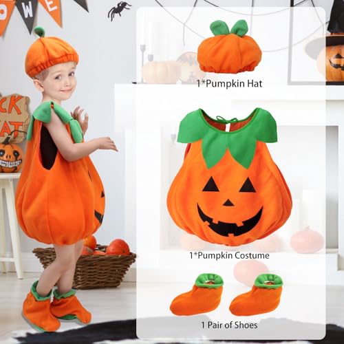 Disfraz de Calabaza para Bebés 2-3 años miniatura 2