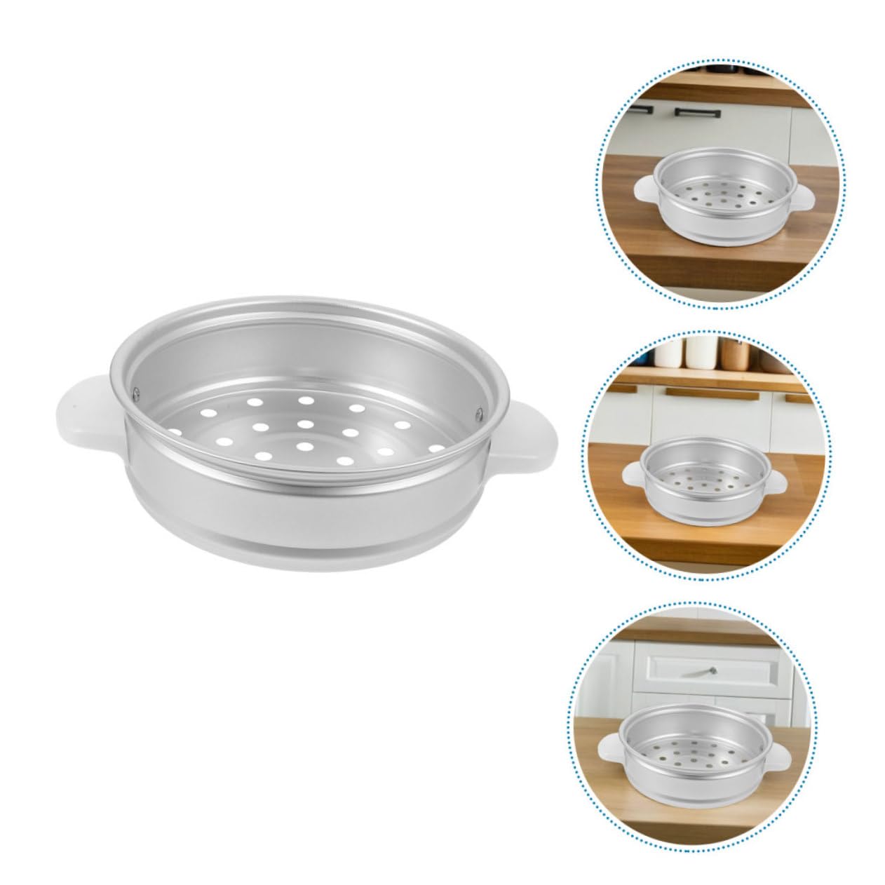ABOOFAN 2piezas Olla Arrocera al Vapor Cesta Vaporera de Accesorio para Cocedora de Arroz para Cocinar al Vapor Verduras Mariscos y Dim Sum Casa