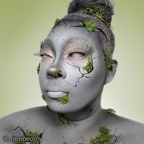 Mehron Makeup StarBlend Cake Makeup | Wet/Dry Pressed Powder | Powder Foundation | Light Grey Face Paint & Body Paint 2 oz (56g) - Image 3