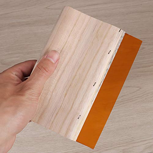 3 Pieces 3 Sizes Screen Printing Squeegee, 75 Durometer Wooden Ink Scraper for Screen Printing, 13.8, 9.4 and 5.9 inch - Thumbnail 7