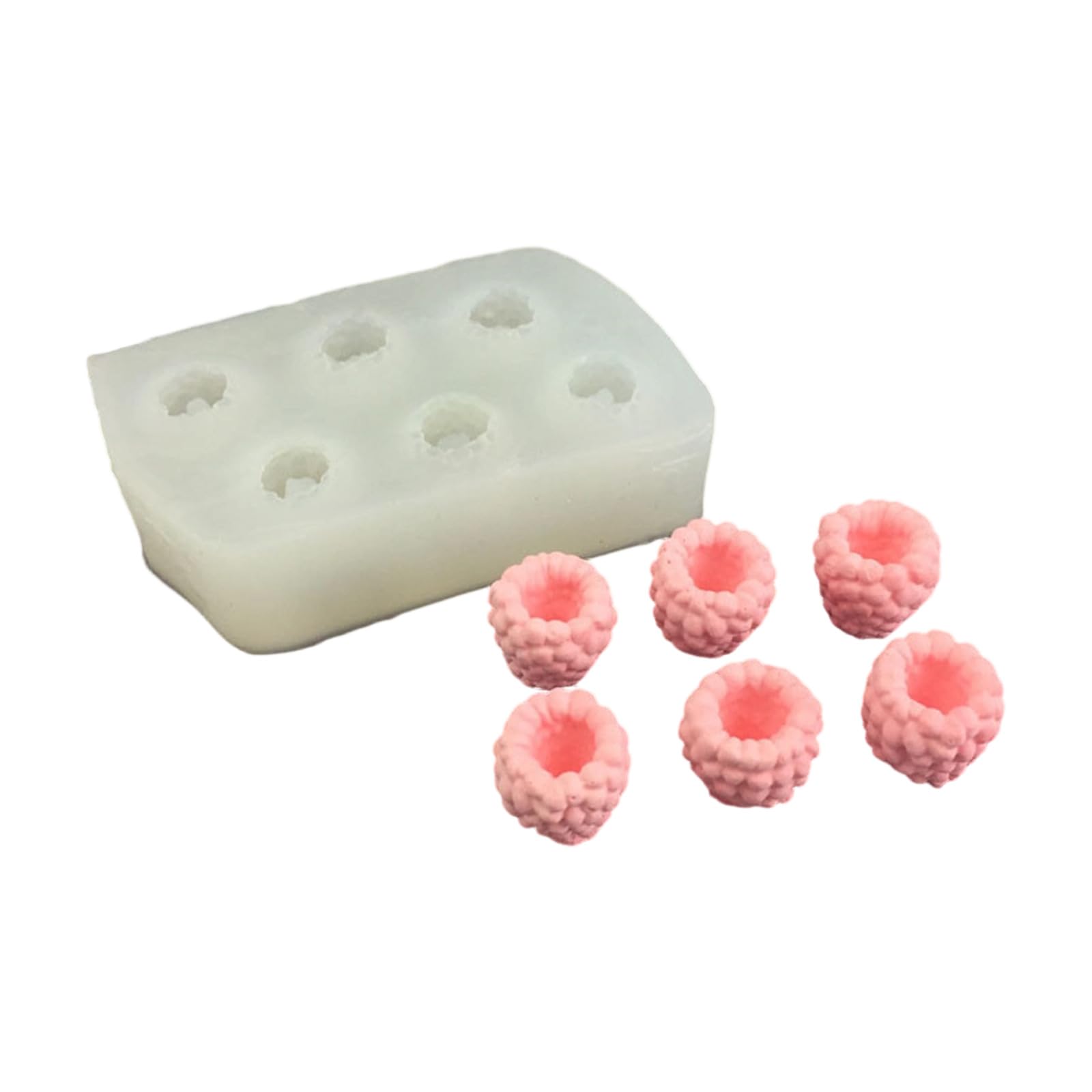 Mekalero Premium Silicone Raspberry Love Molds Safe Silicone Dessert Molds Perfect for Fondant and Cupcakes Food Grade Baking Mold
