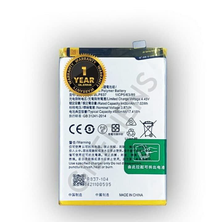 Image of Original BLP837 Battery for Realme 8 Pro Battery with 1 Year Warranty**** (Z00089)