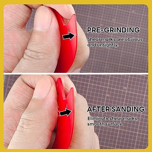 stedi Hobby Model Tools Sticky Sandpaper, Waterproof Wet/Dry Replaceable Reuse Sandpaper 1000 1200 1500 Grit for Plastic Models, Gunpla, 60 PCS by stedi - Image 4