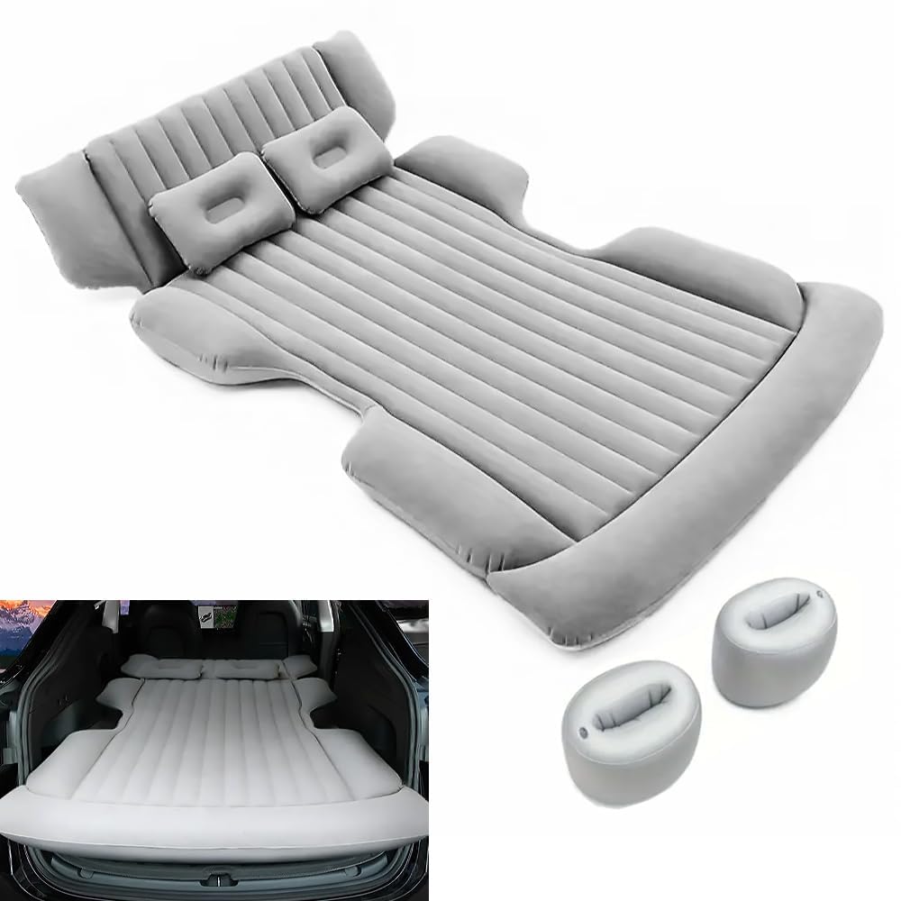 WUDIJING Matelas Gonflable Voiture Pour Peugeot 3008 | 5008 | GT | SUV 2017-2022 2023, Inflatable Car Bed Matelas Coffre Voyage Air Matelas Pour Repos De Sommeil, Camping En Plein Air, Les Voyages,A