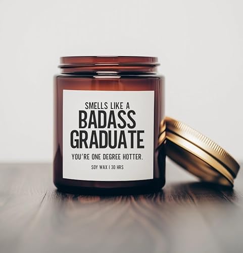 Personalized Graduation Candle Gift for Bachelors, Masters, and PhD Graduates - Unique Keepsake for Nursing and Social Work Students