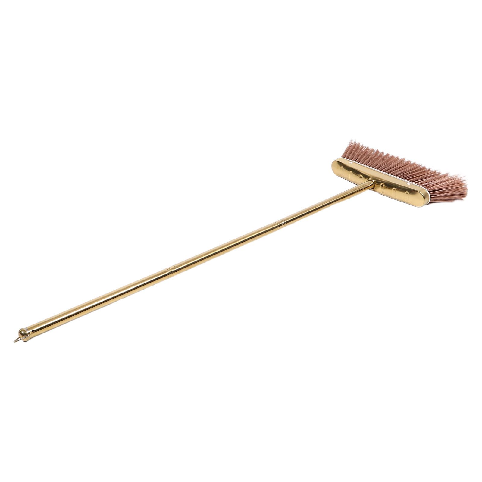 Escoba para suelos de cocina y exteriores con mango de acero inoxidable resistente Toyvian