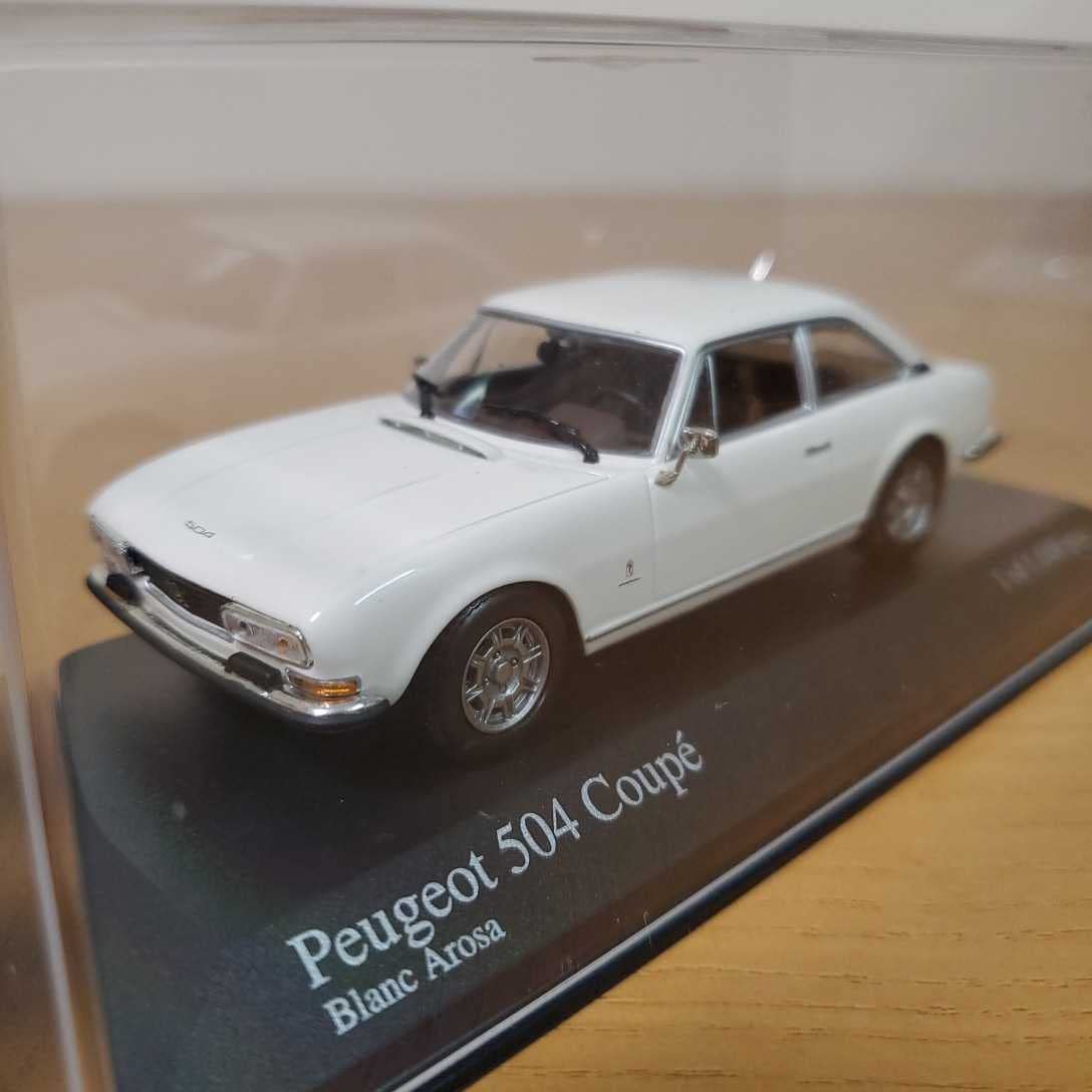 Amazon | 1/43 ミニチャンプス/Peugeot 504 Coupe 1976 Blanc