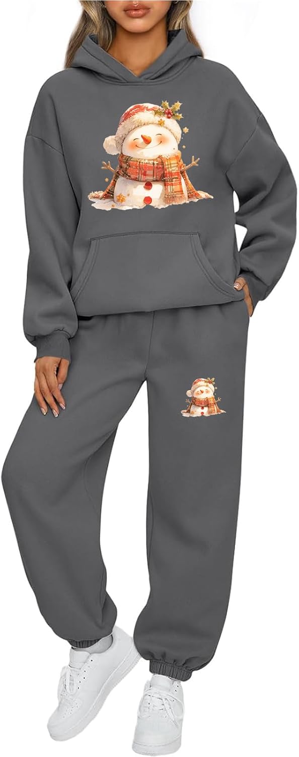 Ugly Reindeer Weihnachts-Jogginganzug – Lustiges 2-teiliges Set Mit Hoodie & Jogginghose