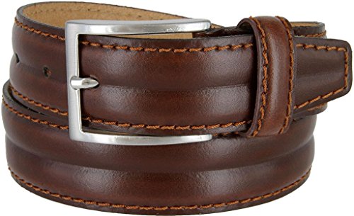 Made in Italy Oil-Tanned Italian Leather Dress Belt For Women