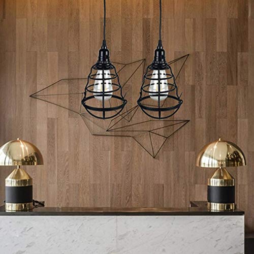 Lámpara de techo de hierro para iluminar pasillos oscuros con estilo 5