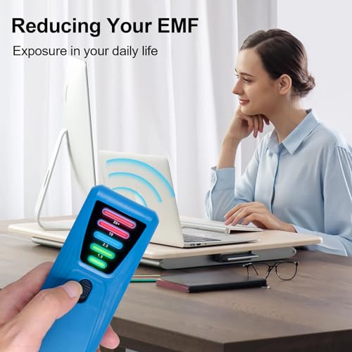 Medidor EMF con pantalla de 5 LED, detector magnético multifunción miniatura 2