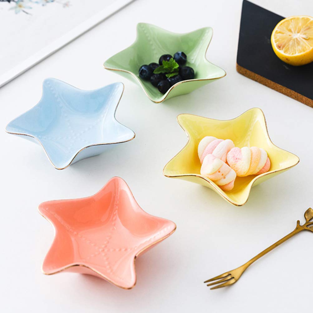 Miski do sosu do maczania - ceramiczne talerze na przyprawy do sosu sojowego, keczupu, sosu BBQ - zestaw 3 dekoracyjnych przypraw