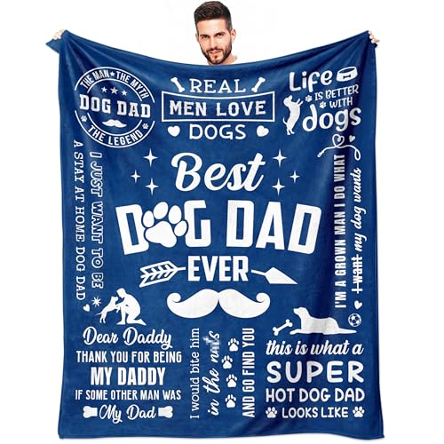 Dog Dad Gift Blanket 60
