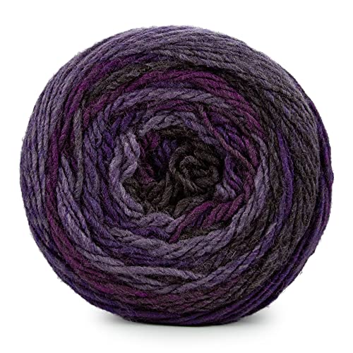 Image of Ganga Acrowools Crypto -100% Acrylic Yarn, Hand Knitting and Crochet Yarn, Pack of 2 Balls - 100Gm Each. Shade No - Ptt5174, Purple