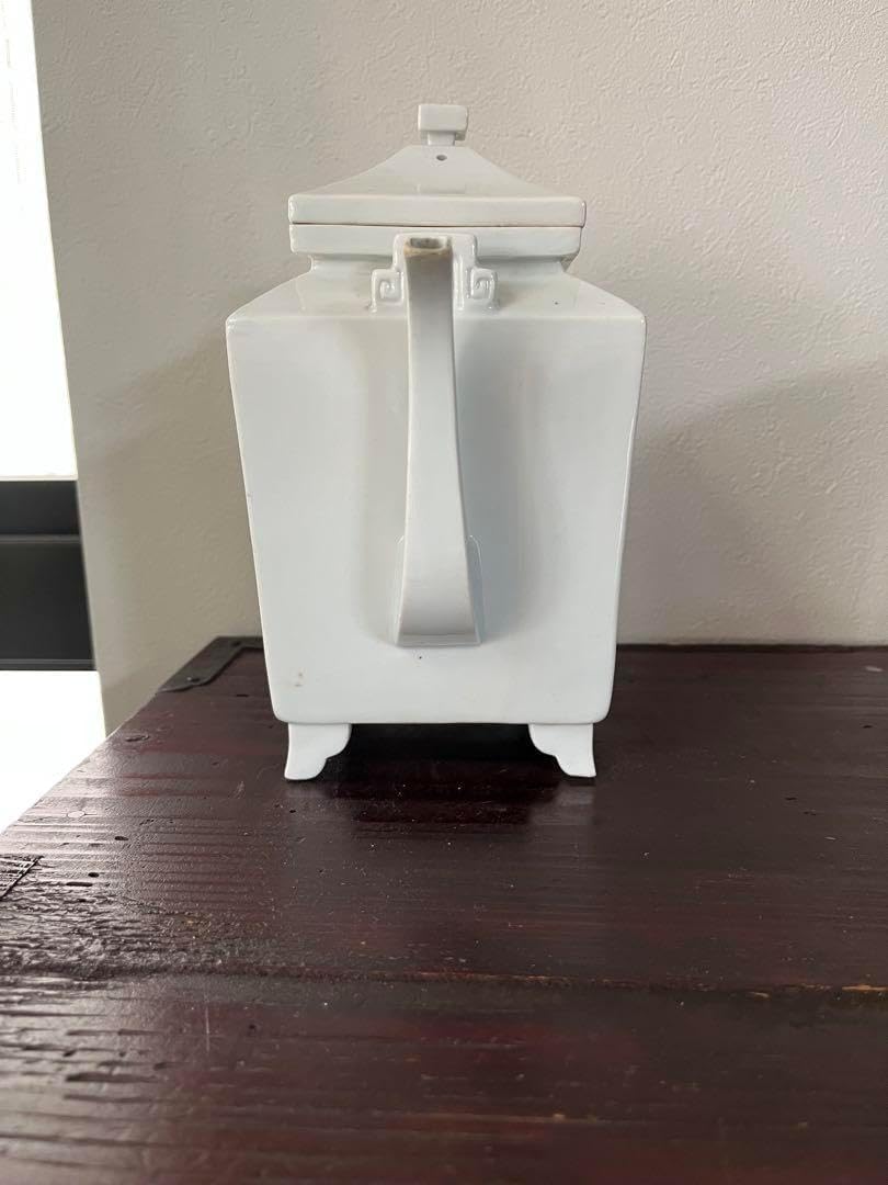 古出石 出石焼 白磁水注 盈進社 明治 東山焼 王地山焼 古伊万里 赤穂焼