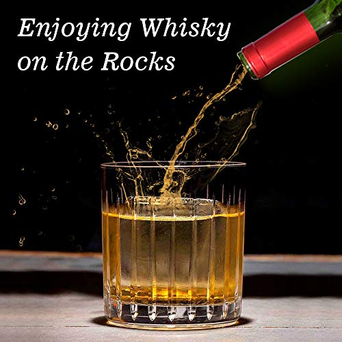 Whiskey Glass Set of 4 (Stripe)