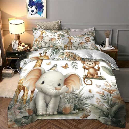 Housse de couette bébé animaux pour illuminer la chambre ado - 6