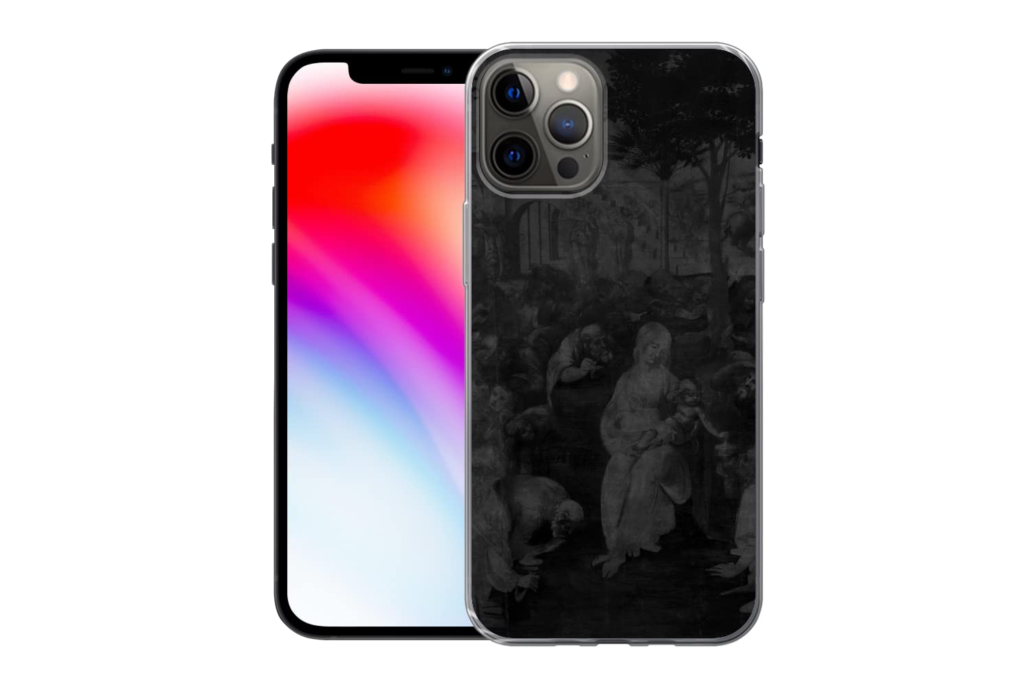 Funda para iPhone 13 Pro - Adoración de los Reyes Magos - Leonardo da Vinci - Funda de Silicona/Funda Blanda para teléfono móvil