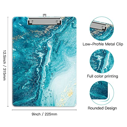 Image of Plastic A4 Clipboards, Clip Board Stardard Letter Size 9 x 12.5 in