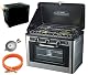 Gasherd mit Gasbackofen CO-01 2-flammiger Campingkocher