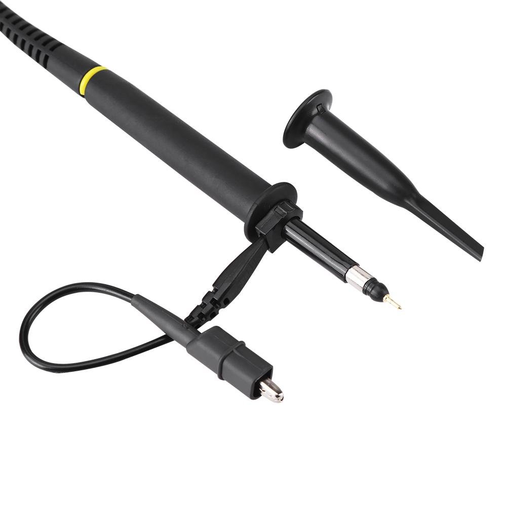 Sonde, P6500 500MHz 10X Oszilloskop-Sonde Hochpräziser passiver schwarzer Sondenclip für BNC-Schnittstellenoszilloskope