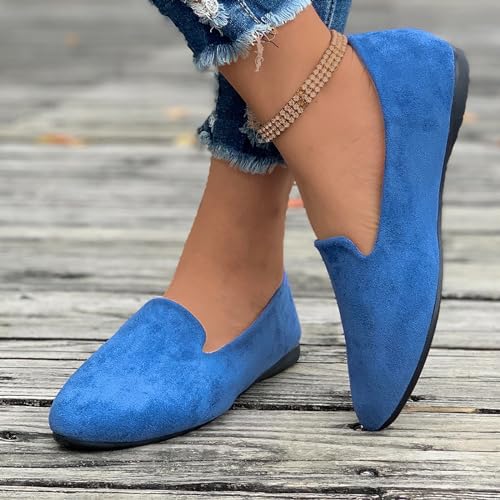 Women's Ballet Flats Slip On Shoes Dressy Comfortable Pointed Toe Walking Flats for Women Ballet Flat Shoe Non-Slip Ballerina Loafer Business Casual Office Work Dress Dance Shoes4