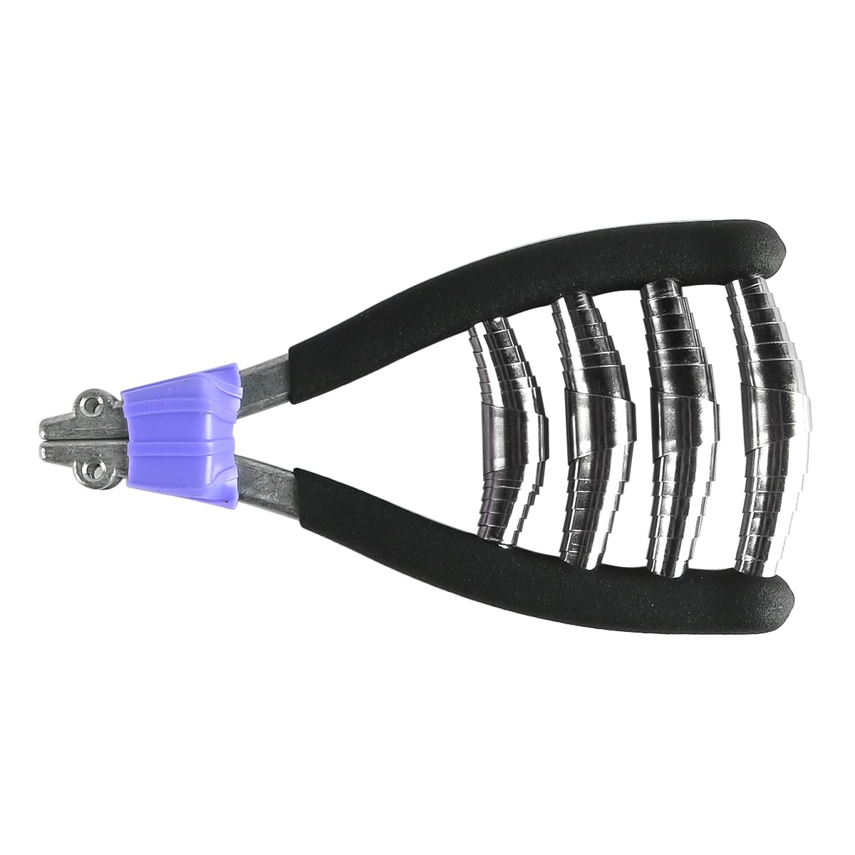 Muiltvoe Starting Clamp 4-Spring for Tennis and Badminton Racket Stringing,Holding The Racquet Line for Threading Work 7.5x14cm(Black)