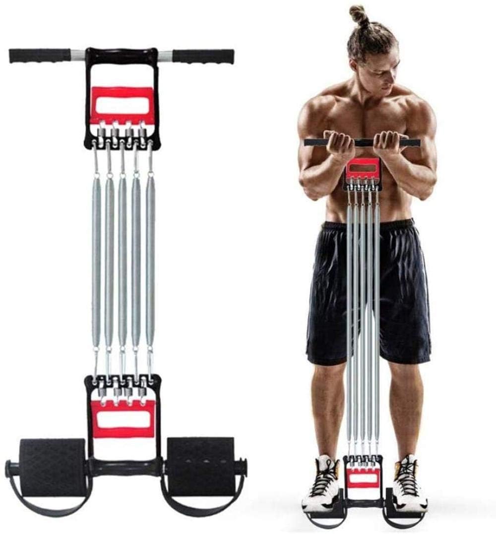 3-in-1 Chest Pull Spring Exerciser for Men | Detachable Resistance Bands with Hand Gripper & Tummy Trimmer | Home Gym Fitness Equipment for Chest, Arms, Abs and Strength Training-image-29