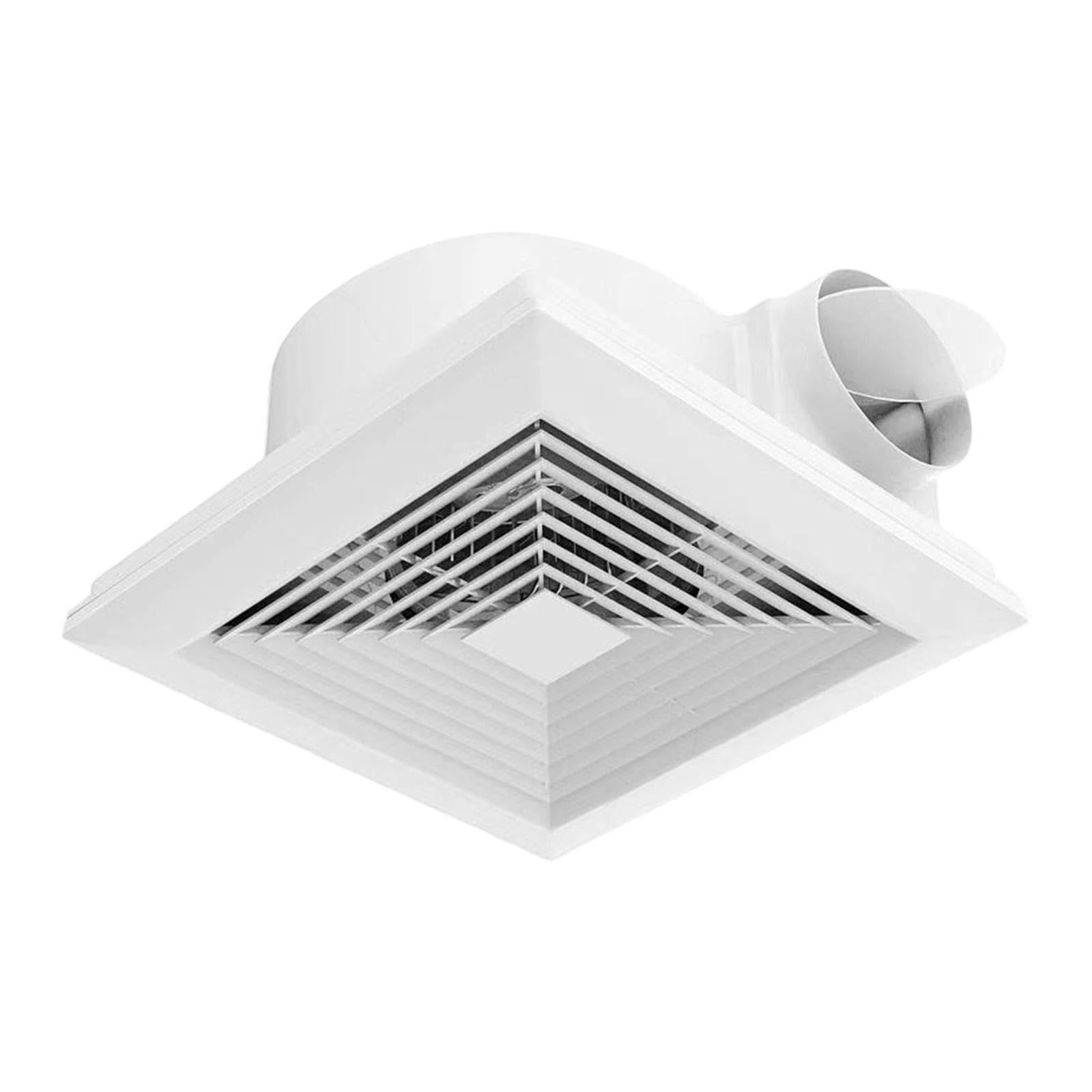 Ventilatore Da Bagno, Facile Installazione, Silenzioso, Compatto, Versatile per Doccia, Officina, Cucina, Bagno, Magazzini, 10 Inch