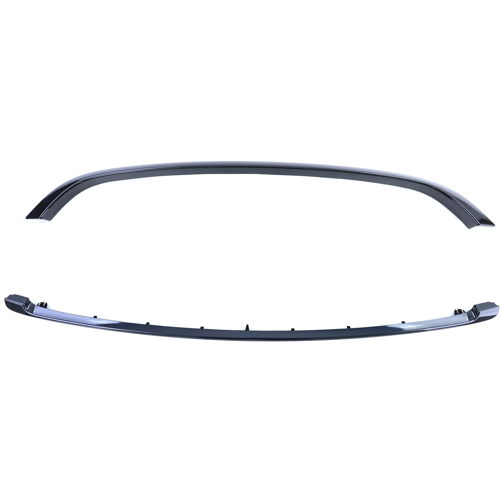 Kühlergrill Leisten Schwarz Glanz Set für Mini One Cooper JCW R56 R57 R58 R59