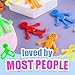 POPLAY 60PCS Smile Face Bendable Man, Stretchy Figures Party Favors Gooey Bendy Fidget Toys for Stress Relief, Classroom Exchange Prizes, Birthday Goodie Bag Stuffers