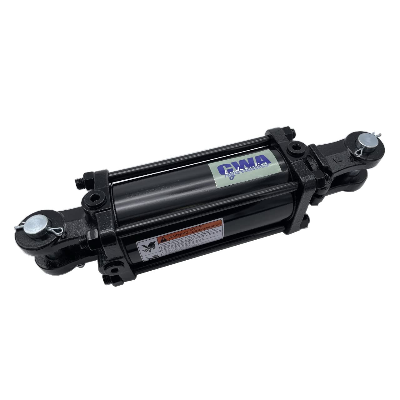 CWA Hydraulics TR Tie Rod Cylinder 3 1/2" Bore x 8" Stroke x 1 1/4" Rod x 2500 PSI, ASAE - Port: SAE 8 and 1/2 NPT