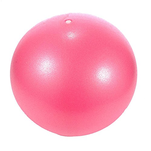 Leo565Tom Ballon de Gym Mini Balle de Pilates Antidérapante 25cm Yoga Ball, Anti-éclatement Antidérapant Ballon Paille d'exercice Relaxe Les Muscles