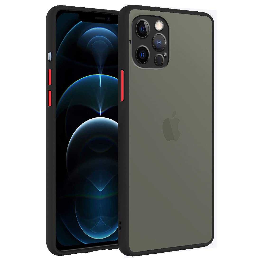 Casotec Back Cover for Apple iPhone 12 Pro Max (TPU, Silicon, Plastic_Smoke Case-Black) (B098QZ9Z6H) Amazon Price History, Amazon Price Tracker