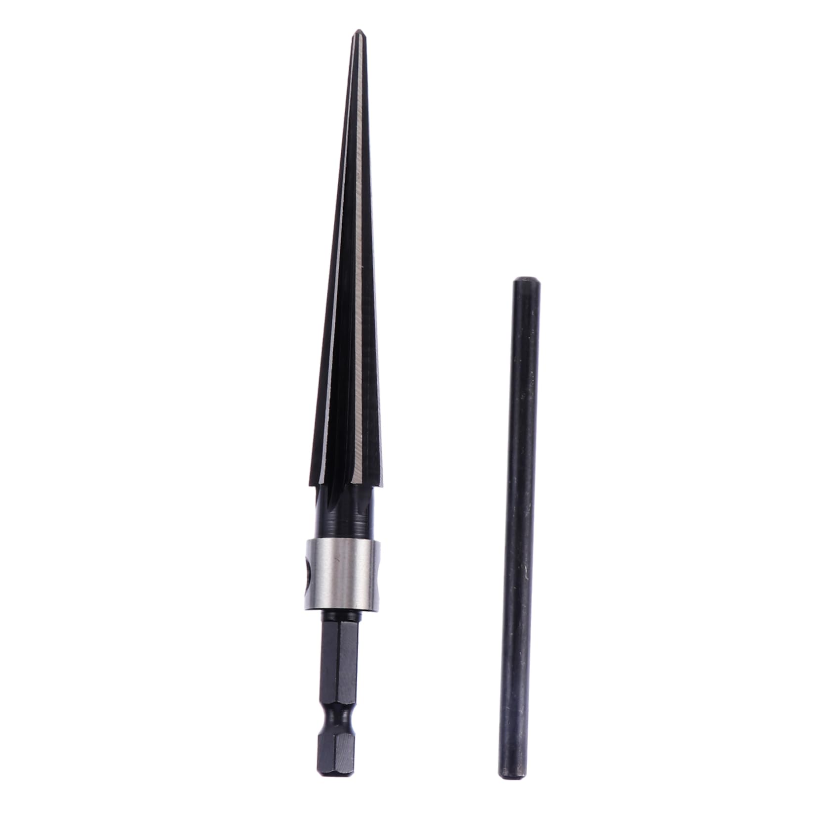 PRETYZOOM 2pcs 6 Flute Taper Reamer 3-13mm Reamer Bridge Pin Woodworking Tool Guitar Luthier Reaming Bit