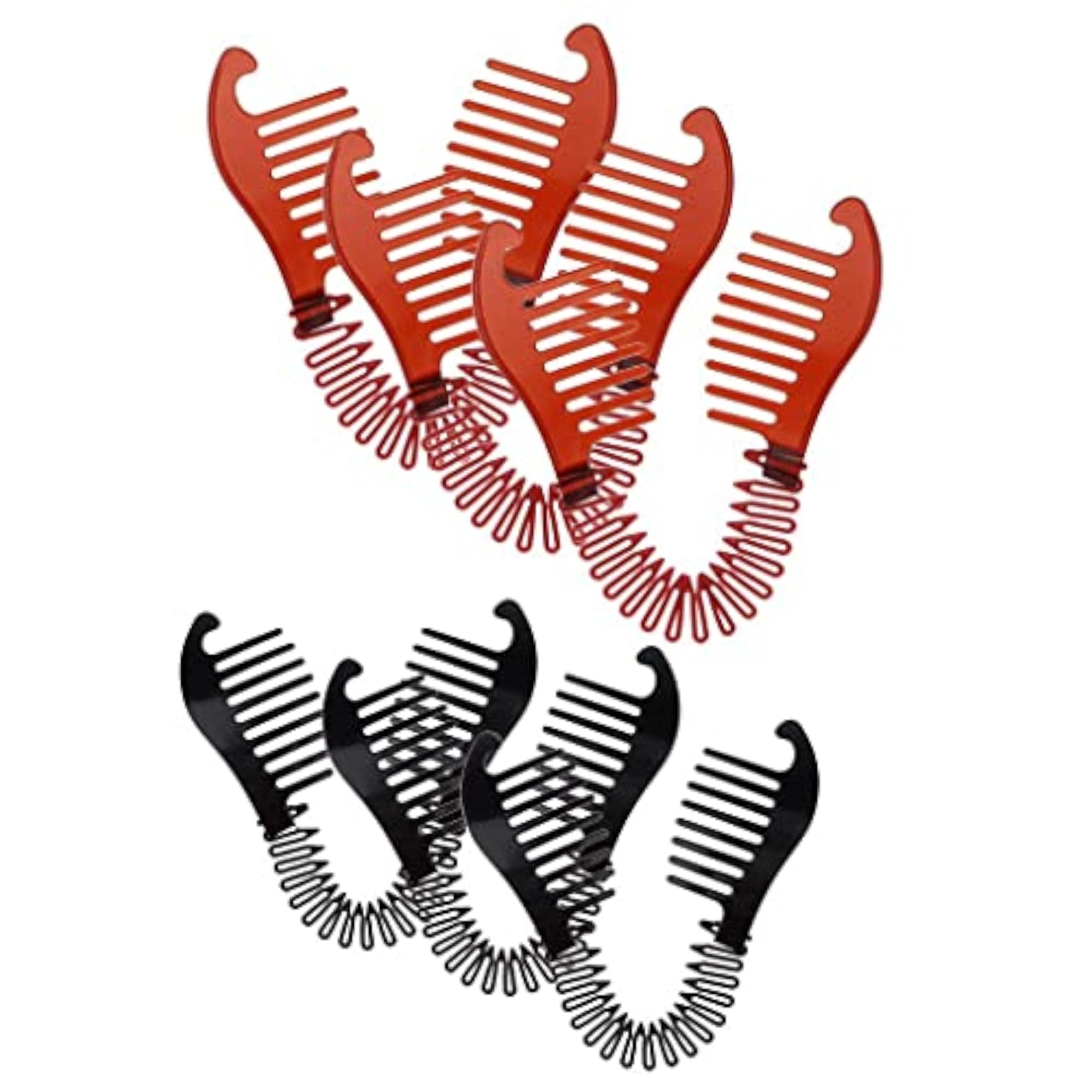 6pcs Updo Hairstyling Clip Bun Donut Twist Accessories