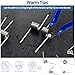 Waltool 115Pcs 21 Sizes Torsional Springs and Mini Compression Spring Assortment Kit, 45/90/120 Degree Stainless Steel Mechanical Small Torsion Spring for Shop and Home Repairs