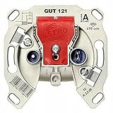 1 Stück High End Kabel-TV Stichdose/Enddose mit LTE Schutz; Made in Germany; Die neue Dosengeneration; Erweiterter Frequenzbereich bis 1006 MHz; Montage mit Klemmtechnik; HDTV, UltraHD, 4K, 3D