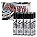Dry Erase Markers Whiteboard Marker Pens Set Fine Point for Kids School Erasable Pen Tip White Board Eraser Glass Calendar Erasers Children and Office Colors Supplies Black Color