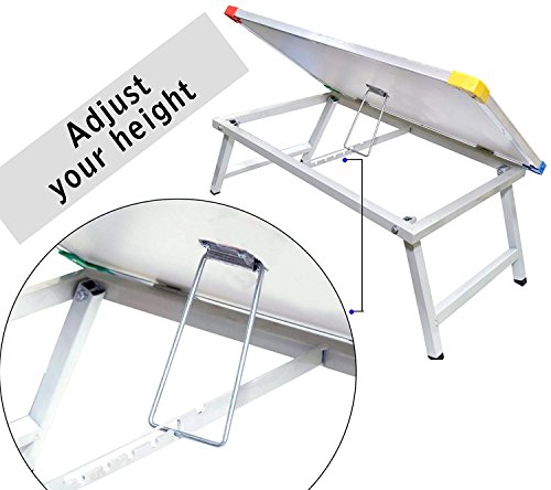 Image of Multi-Purpose Folding White-Study Table /Learning Table /Writing Table /Marker Table /Bad Table for Kids, Office, Home