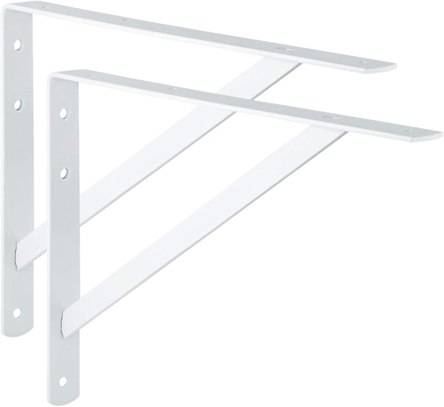 Athena muurbeugel, 2 stuks, wandhoek, diepte 600 mm, console voor zware