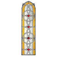 Algopix Similar Product 7 - Design Toscano Knotwork Stained Glass