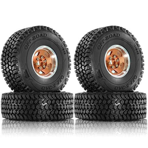 Pneus RC 116mm pour résoudre le patinage des voitures 1/10 4WD Nitro avec jantes 12mm