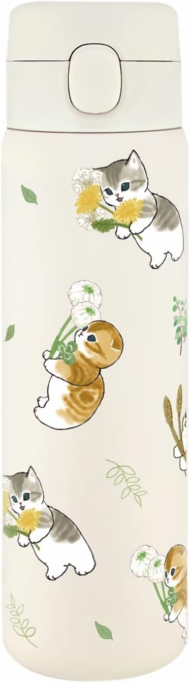TOA Mofusand 53-2078 480ml Spring Fairy Stainless Steel Pressure Bottle