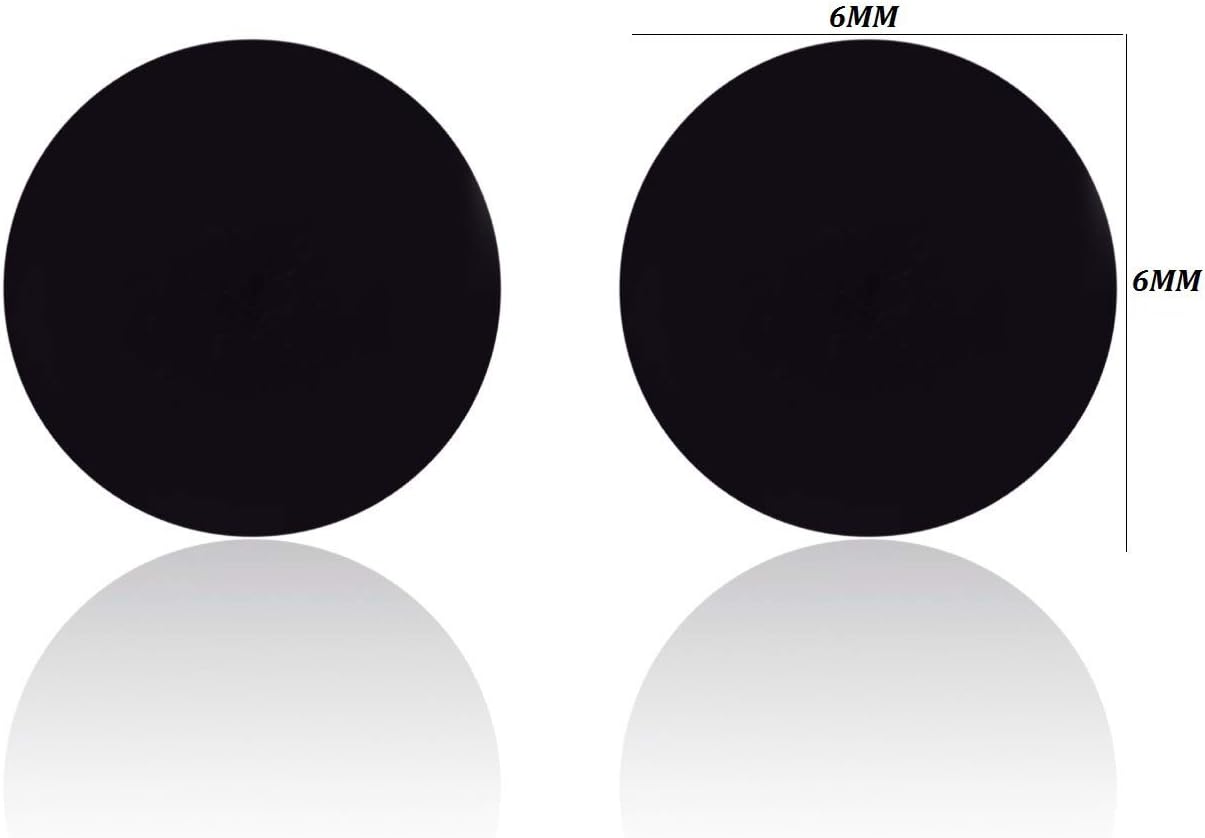 Simple Punk Round Triangle Bar Geometric Stud Earrings Women Mens Stainless Steel Ear Jewelry 3 Pairs/Pack-black - Image 7