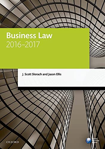 Business Law 2016-2017 (Legal Practice Course Manuals)